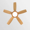 GobekUsa 5-Blade Ceiling Fan with Remote Control & LED Light - Silent Motor