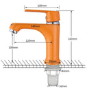 GobekUsa Basin Brass Faucet Multi-color Bath Mixer, Cold Hot Water Taps, Innovative Fashion Style