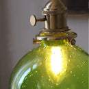 GobekUsa Bubble Glass Ball LED Pendant Lamp with Copper Knob Switch - Nordic Modern Home Decor