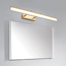 GobekUsa Modern Linear Acrylic Vanity Lamp: 16"/19.5" LED Gold Wall Lighting Fixture