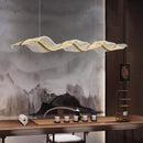 Modern Linear Alloy Pendant Light Chandelier