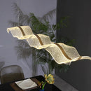 Modern Linear Alloy Pendant Light Chandelier