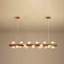 GobekUsa Brown Modern Linear Island Pendant Metal Lamp