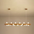 GobekUsa Brown Modern Linear Island Pendant Metal Lamp