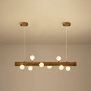 GobekUsa Brown Modern Linear Island Pendant Metal Lamp
