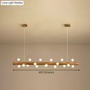 GobekUsa Brown Modern Linear Island Pendant Metal Lamp