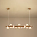 GobekUsa Brown Modern Linear Island Pendant Metal Lamp