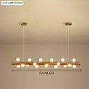 GobekUsa Brown Modern Linear Island Pendant Metal Lamp