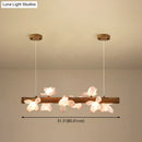 GobekUsa Brown Modern Linear Island Pendant Metal Lamp