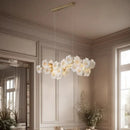 Modern Linear Metal Pendant Light for Kitchen Island