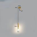 Modern Long Double Spotlight Pendant Light in Black/Gold