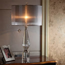GobekUsa Crystal Table Lamp - Modern Luxe Art Deco Lighting for Living Room, Bedroom, Bedside
