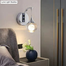 GobekUsa Modern Luxurious Crystal Led Wall Lamp Sconce for Bedroom