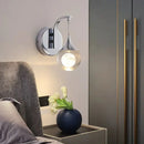 GobekUsa Modern Luxurious Crystal Led Wall Lamp Sconce for Bedroom