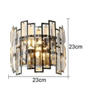 GobekUsa Crystal LED Wall Lamp: Modern Luxury Lighting for Living Room, Bedroom, Study