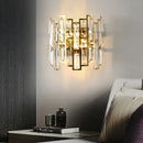 GobekUsa Crystal LED Wall Lamp: Modern Luxury Lighting for Living Room, Bedroom, Study