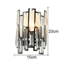 GobekUsa Crystal LED Wall Lamp: Modern Luxury Lighting for Living Room, Bedroom, Study