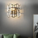 GobekUsa Crystal LED Wall Lamp: Modern Luxury Lighting for Living Room, Bedroom, Study