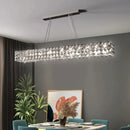 GobekUsa Crystal LED Chandelier: Modern Luxury Chrome Steel & Clear K9 Crystal Lighting