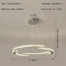 GobekUsa Crystal LED Chandelier Pendant Light Modern Luxury Foyer Ceiling Lamp