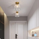 GobekUsa Crystal Glass LED Ceiling Lamp Modern Luxury Interior Lighting Fixture
