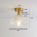 GobekUsa Crystal Glass LED Ceiling Lamp Modern Luxury Interior Lighting Fixture