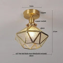 GobekUsa Crystal Glass LED Ceiling Lamp Modern Luxury Interior Lighting Fixture