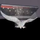 GobekUsa Eagles Crystal Chandelier LED Lights Modern Luxury Design Living Room Lighting