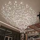 GobekUsa Glass High Ceiling LED Chandeliers Modern Living Room Luxury Design