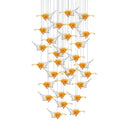GobekUsa Glass High Ceiling LED Chandeliers Modern Living Room Luxury Design
