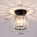 GobekUsa Crystal Aisle Corridor Ceiling Light - Modern Luxury Indoor Hang Lamp