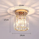 GobekUsa Crystal Aisle Corridor Ceiling Light - Modern Luxury Indoor Hang Lamp