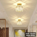 GobekUsa Crystal Aisle Corridor Ceiling Light - Modern Luxury Indoor Hang Lamp