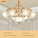 GobekUsa Crystal Ceiling Chandelier for Modern Luxury Living Room & Hotel Lobby