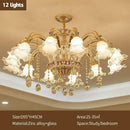GobekUsa Crystal Ceiling Chandelier for Modern Luxury Living Room & Hotel Lobby