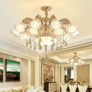 GobekUsa Crystal Ceiling Chandelier for Modern Luxury Living Room & Hotel Lobby