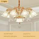 GobekUsa Crystal Ceiling Chandelier for Modern Luxury Living Room & Hotel Lobby