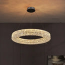 GobekUsa Crystal LED Ceiling Chandelier: Modern Luxury for Living Room Bedroom Home Decor