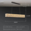 GobekUsa Crystal LED Ceiling Chandelier: Modern Luxury for Living Room Bedroom Home Decor