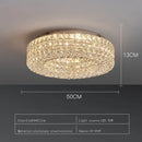 GobekUsa Crystal LED Ceiling Chandelier: Modern Luxury for Living Room Bedroom Home Decor