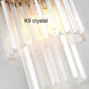 GobekUsa Crystal LED Wall Lamp Modern Luxury Light Gold Sconces for Living Room Bedroom