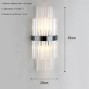 GobekUsa Crystal LED Wall Lamp Modern Luxury Light Gold Sconces for Living Room Bedroom