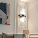 GobekUsa Crystal LED Wall Lamp Modern Luxury Light Gold Sconces for Living Room Bedroom