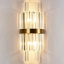 GobekUsa Crystal LED Wall Lamp Modern Luxury Light Gold Sconces for Living Room Bedroom