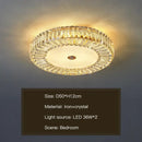 GobekUsa Crystal Round Ceiling Lamps LED Indoor Lighting Luxury Chandelier for Modern Home