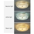 GobekUsa Crystal Round Ceiling Lamps LED Indoor Lighting Luxury Chandelier for Modern Home