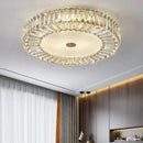 GobekUsa Crystal Round Ceiling Lamps LED Indoor Lighting Luxury Chandelier for Modern Home