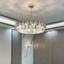 GobekUsa Crystal Atmosphere Chandelier: Modern Luxury for Living Room, Dining Room, Bedroom