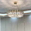 GobekUsa Crystal Atmosphere Chandelier: Modern Luxury for Living Room, Dining Room, Bedroom