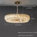 GobekUsa Double Crystal Ceiling Chandelier: Modern Luxury Home Decoration for Living Room